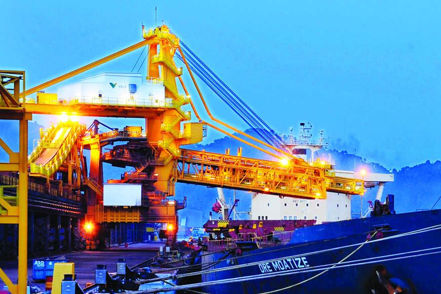 Port bulk cargo handling machinery